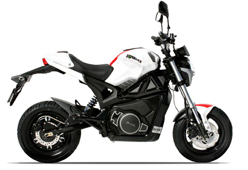 Magpower e-Bombers blanche vue profil