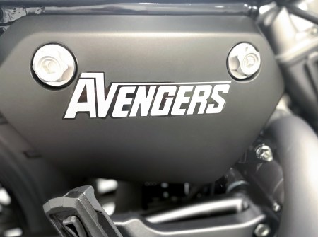 Magpower Avengers 300 cm³ noir mat vue logo