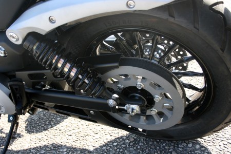Moto Magpower Avengers 300 cm³ vue courroie de transmission